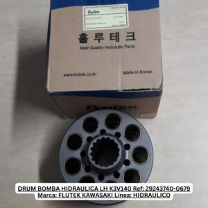 DRUM BOMBA HIDRAULICA LH K3V140 Ref: 29243740-0679 Cotizar Marca: FLUTEK KAWASAKI Línea: HIDRAULICO