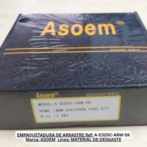 EMPAQUETADURA DE ARRASTRE Ref: A-E320C-ARM-SK Marca: ASOEM Línea: MATERIAL DE DESGASTE