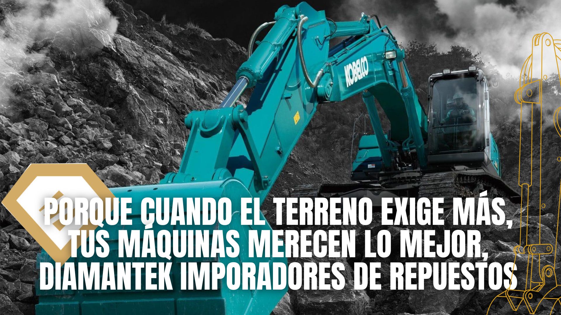 Repuesto de bomba hidráulica para retroexcavadora Kobelco Diamantek