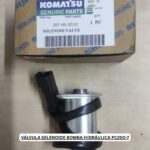 VÁLVULA SELENOIDE BOMBA HIDRÁULICA PC200-7