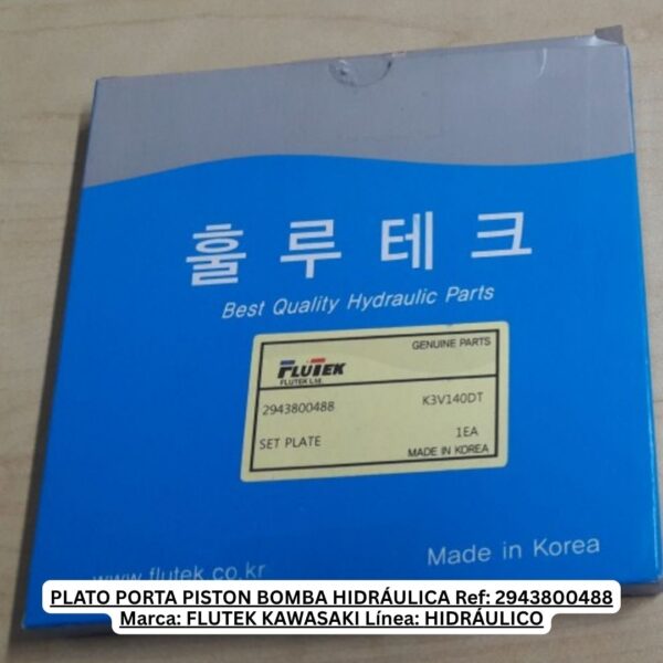 PLATO PORTA PISTON BOMBA HIDRAULICA