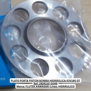 PLATO PORTA PISTON BOMBA HIDRAULICA K3V180 DT Ref: 2924110-0049