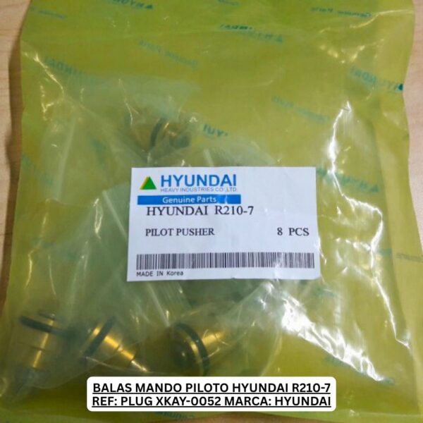 BALAS MANDO PILOTO HYUNDAI R210-7 REF: PLUG XKAY-0052 MARCA: HYUNDAI