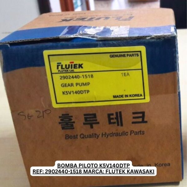 BOMBA PILOTO K5V140DTP REF: 2902440-1518 MARCA: FLUTEK KAWASAKI